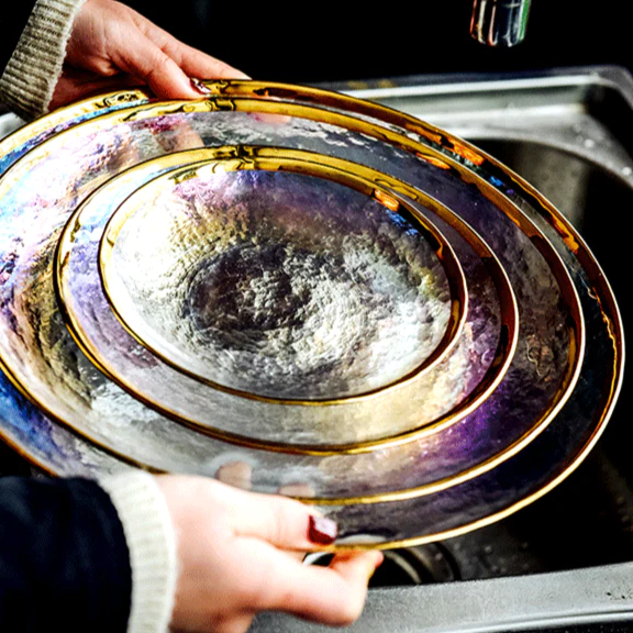 Skorter plates collection - Opal rainbow
