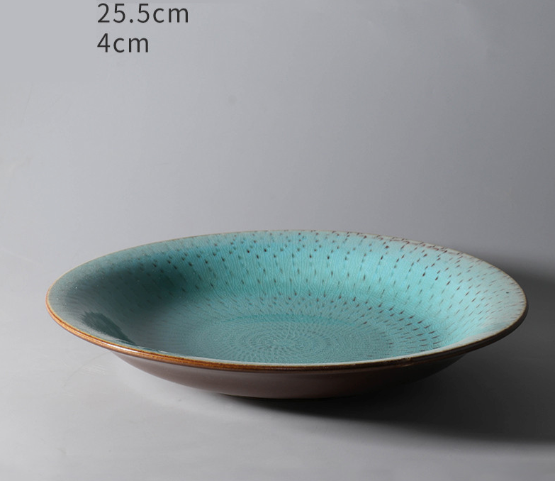 Skorter hole in porcelain - Turquoise