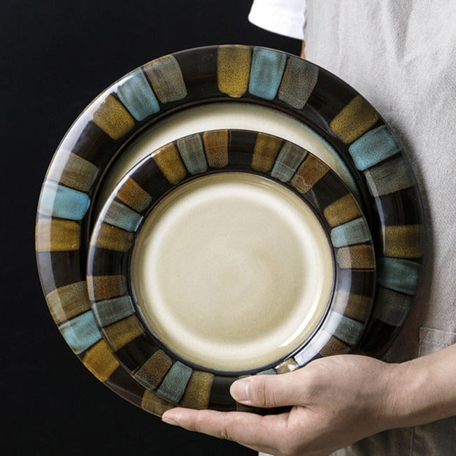 Skorter hollow element in porcelain - Mosaic