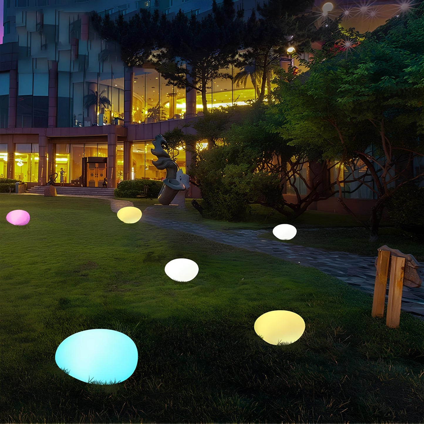Skorter | Atmospheric Wireless Garden Lamp - LumaStone