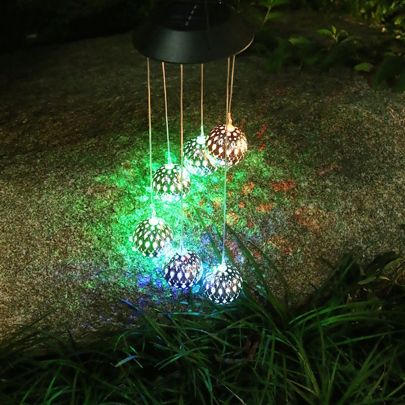 Skorter | AURABELL – Solar Wind Chime Outdoor Light for Eco-Friendly Garden Charm