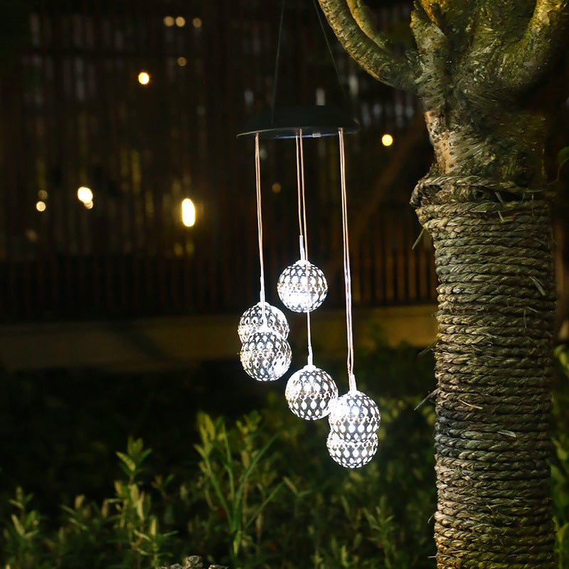 Skorter | AURABELL – Solar Wind Chime Outdoor Light for Eco-Friendly Garden Charm