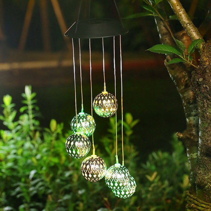 Skorter | AURABELL – Solar Wind Chime Outdoor Light for Eco-Friendly Garden Charm