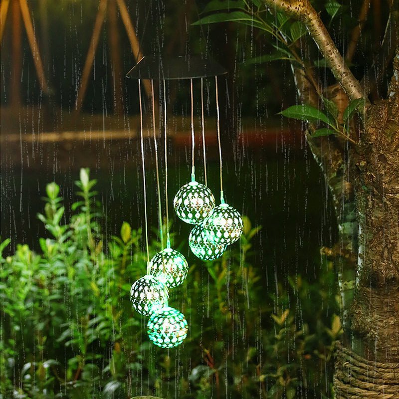 Skorter | AURABELL – Solar Wind Chime Outdoor Light for Eco-Friendly Garden Charm