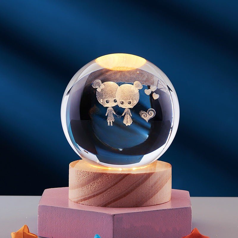 Skorter | AURASHINE – 3D LED Crystal Lamp for Dreamy Night Ambiance