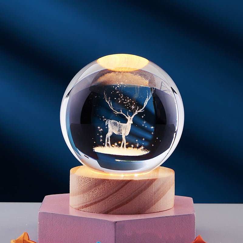 Skorter | AURASHINE – 3D LED Crystal Lamp for Dreamy Night Ambiance