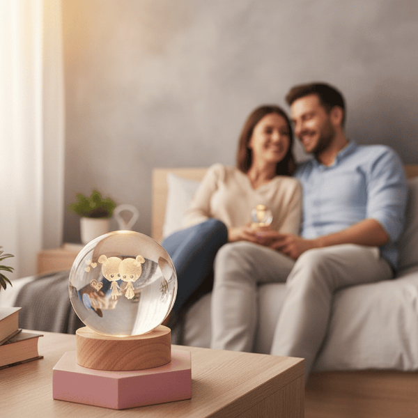 Skorter | AURASHINE – 3D LED Crystal Lamp for Dreamy Night Ambiance