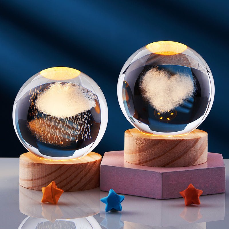 Skorter | AURASHINE – 3D LED Crystal Lamp for Dreamy Night Ambiance