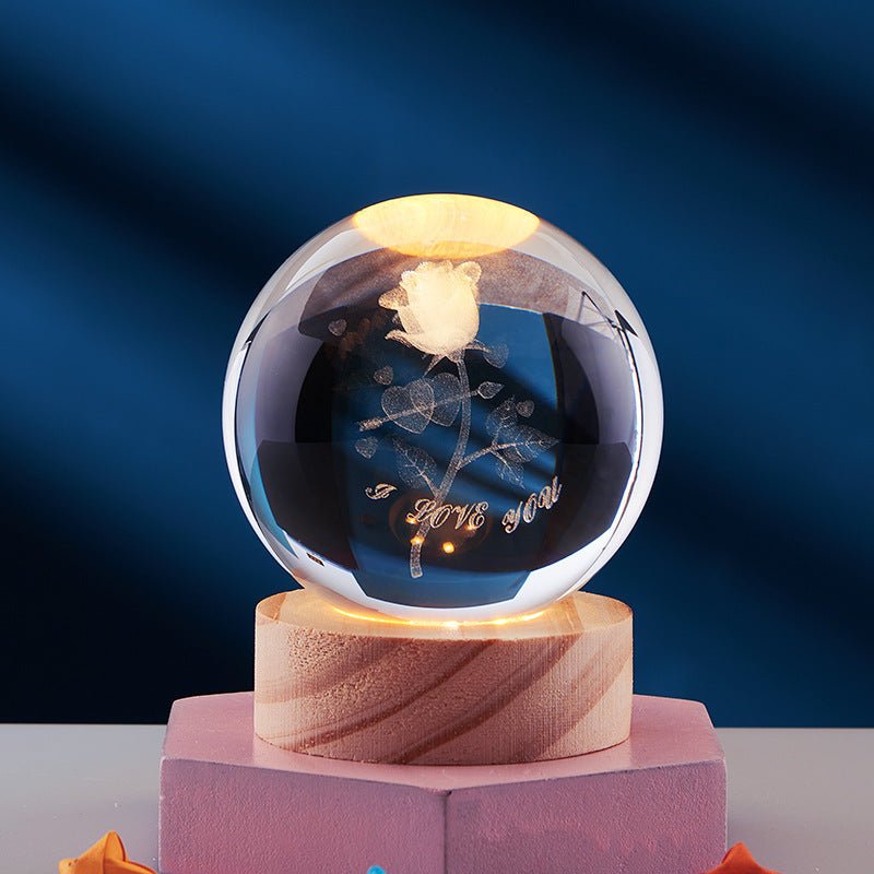 Skorter | AURASHINE – 3D LED Crystal Lamp for Dreamy Night Ambiance