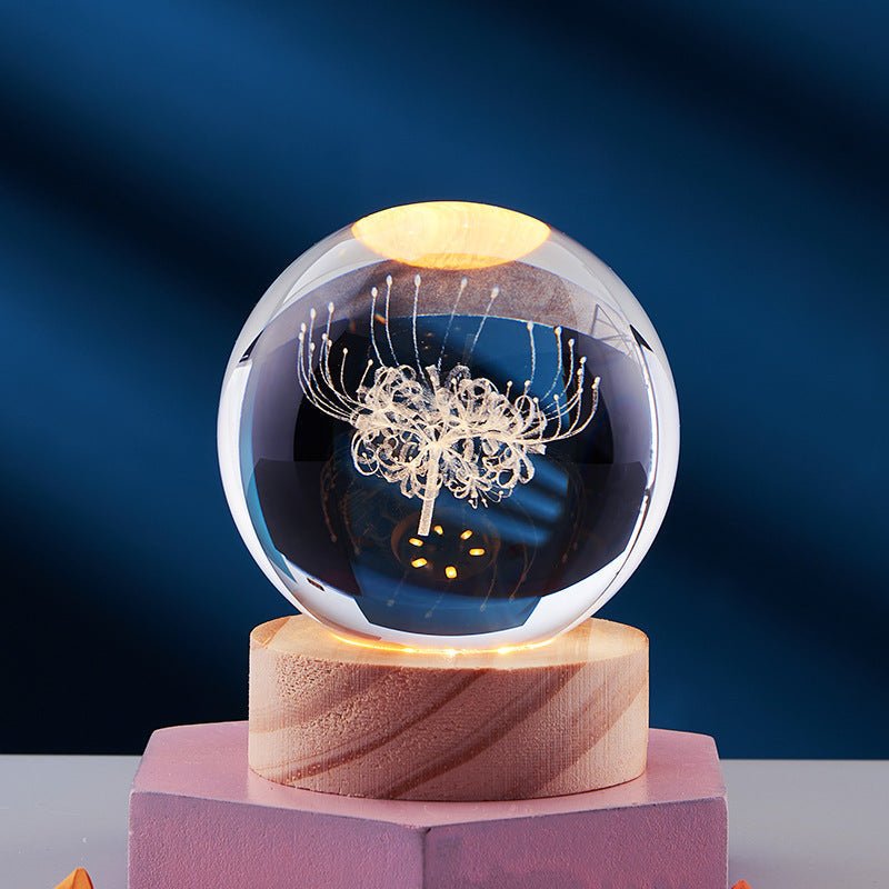 Skorter | AURASHINE – 3D LED Crystal Lamp for Dreamy Night Ambiance
