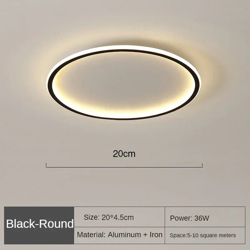 Skorter | GLOWLITH – Scandinavian LED Ceiling Lamp for Modern, Glare-Free Lighting