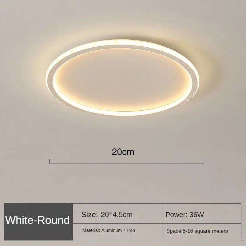 Skorter | GLOWLITH – Scandinavian LED Ceiling Lamp for Modern, Glare-Free Lighting