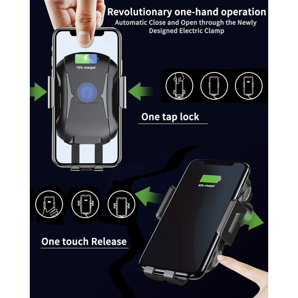 Skorter | Automatic Clamp-Free Wireless Car Charger Mount