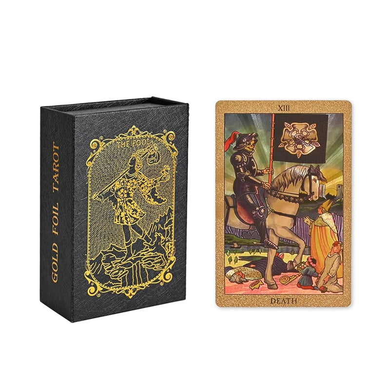 Skorter | Explore the Mystical World of Tarot Gold Foil Tarot