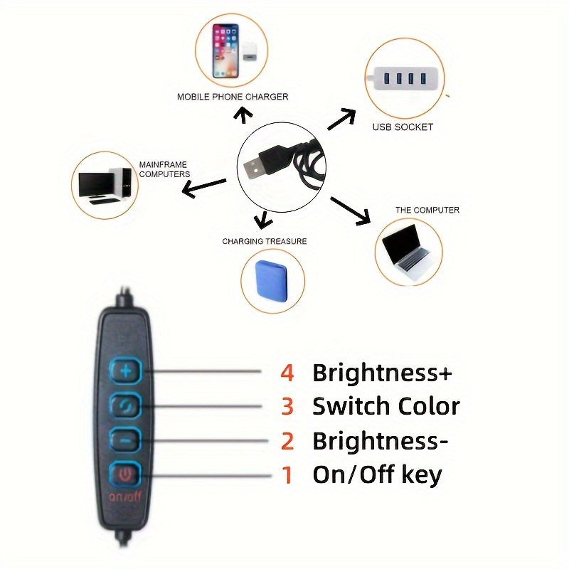 Skorter | ModernLight - USB Table Lamp Dimmable LED Design