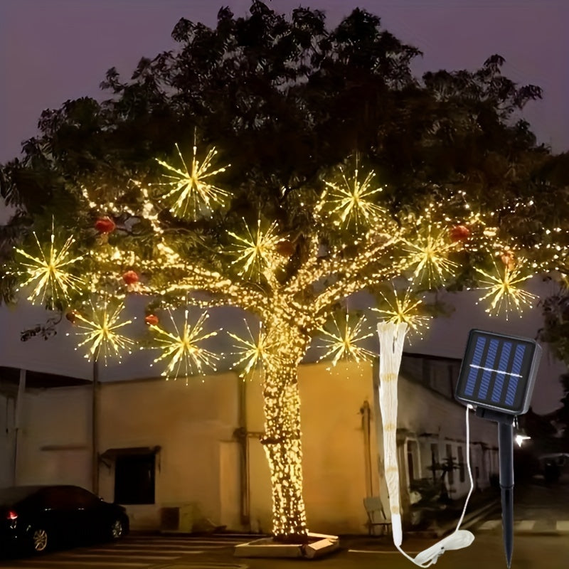 Skorter | SolarGlow - Solar Energy LED Garden Lighting with 90 Warm White LED Lights
