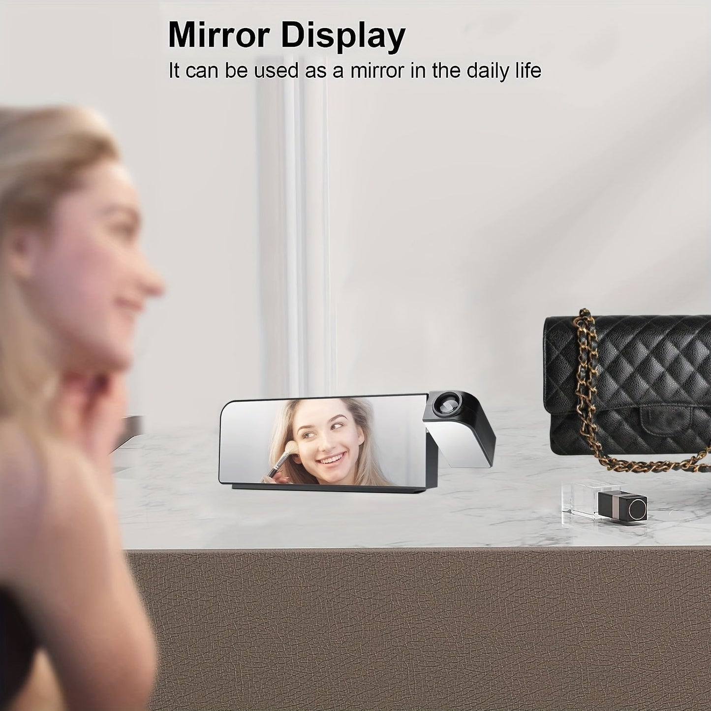 Skorter | ProjectTime - Digital Project Clock with LED and Mirror Screen