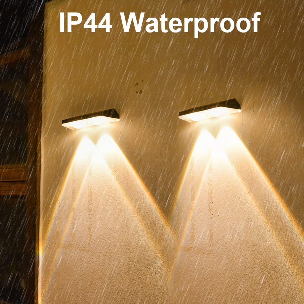 Skorter | SolarShine - 2 Piece Solar Wall Lamps with Color Change and Warm Light