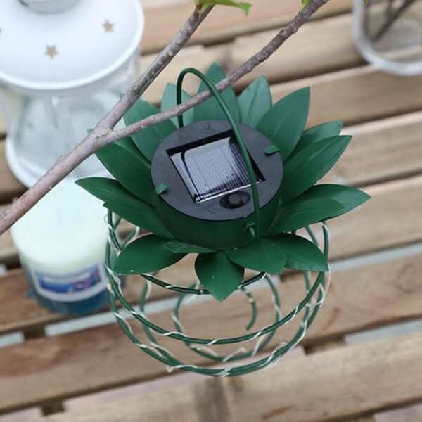 Skorter | Solar Pineapple Garden Lantern with Warm LED Light 28cm