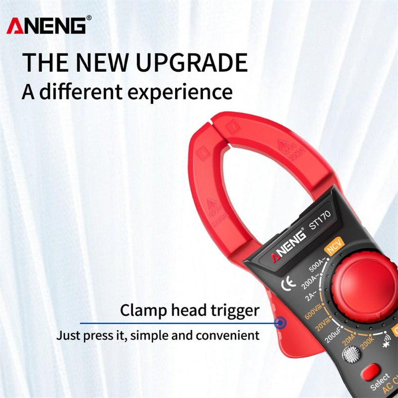 Skørter | Multifunction Clamp Meter AC/DC Voltage Current - Portable Handheld LCD Display