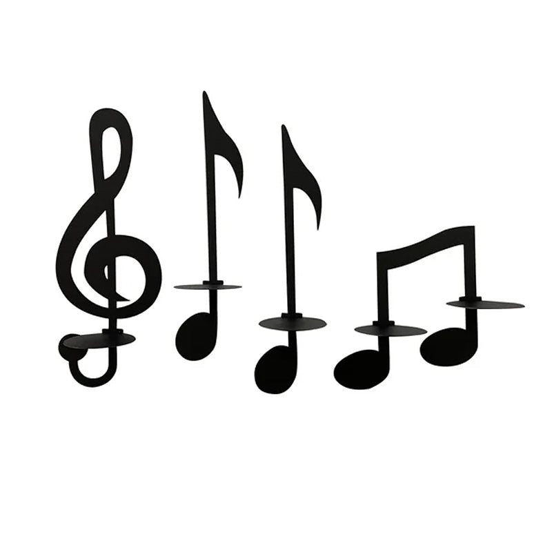 skorter | Black Music Notes Wall Lamp