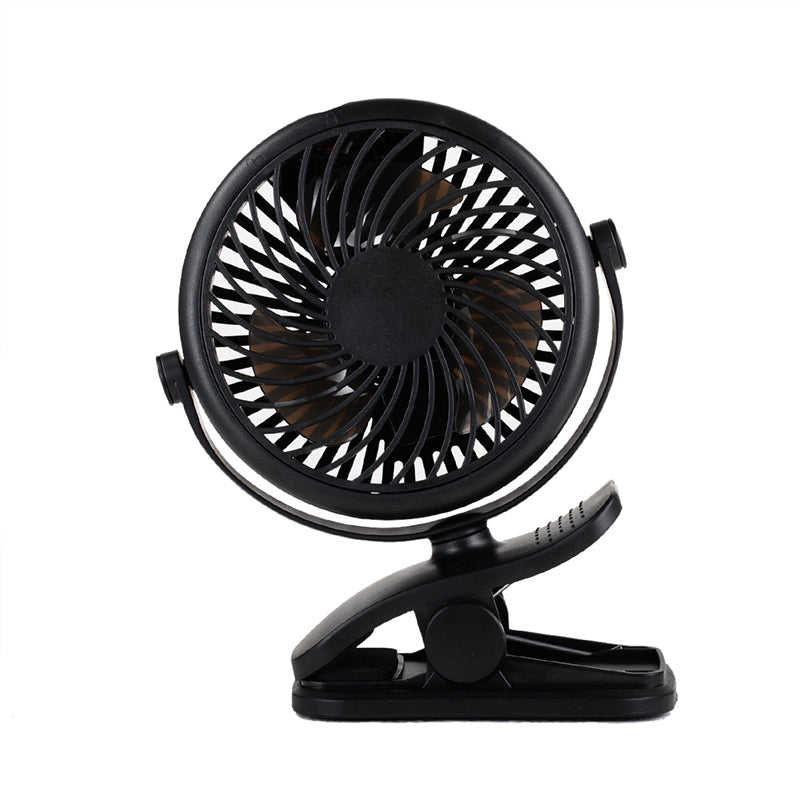 Skorter | Portable Clamp Fan with 360° Rotation – USB & Rechargeable Battery