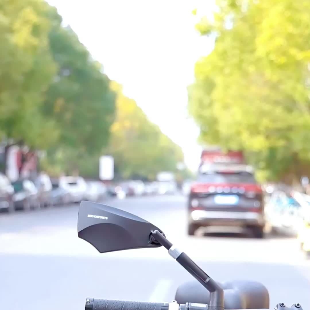 Skorter | 1 Piece Bicycle Rear Mirror - Universal, 360 Degrees Adjustable Mirror