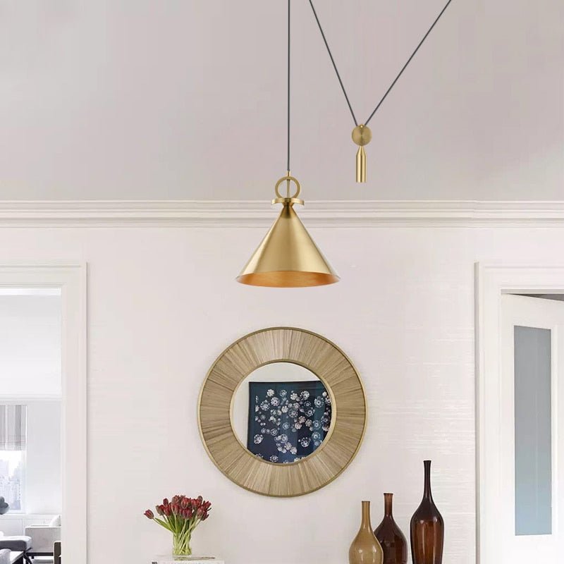 Skorter | LuxeBalance – Modern Copper Ceiling Lamp