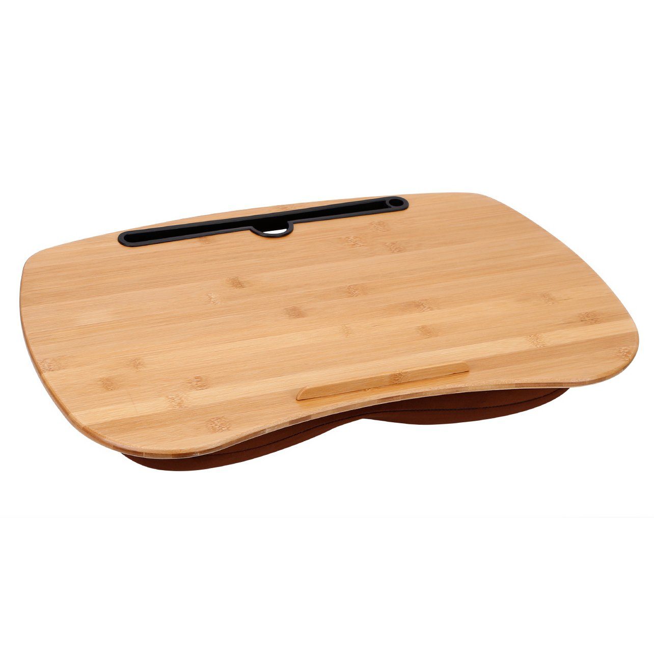 Skorter | Bamboo Laptop Lap Desk with Cushion Holder Table