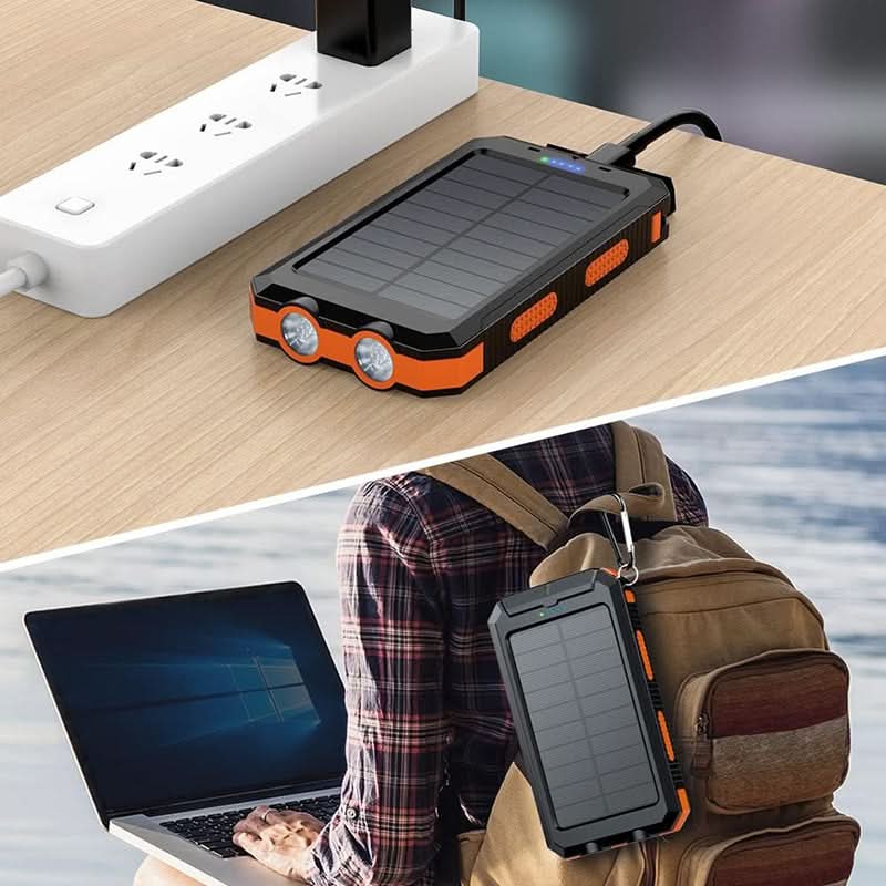 Skorter | Solar Power Bank 20000mAh with LED Light