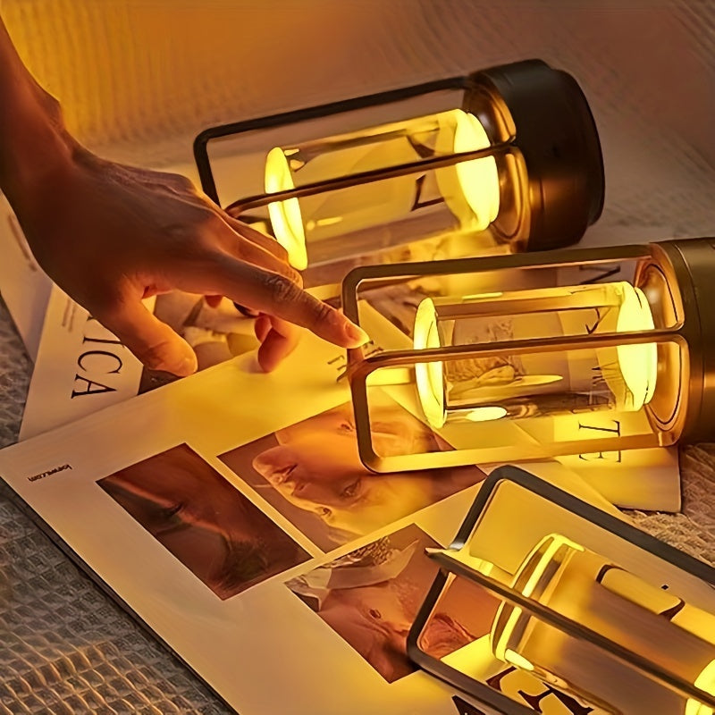 Skorter | LumiCrystal - Rechargeable LED Crystal Table Lamp with Touch Control Panel
