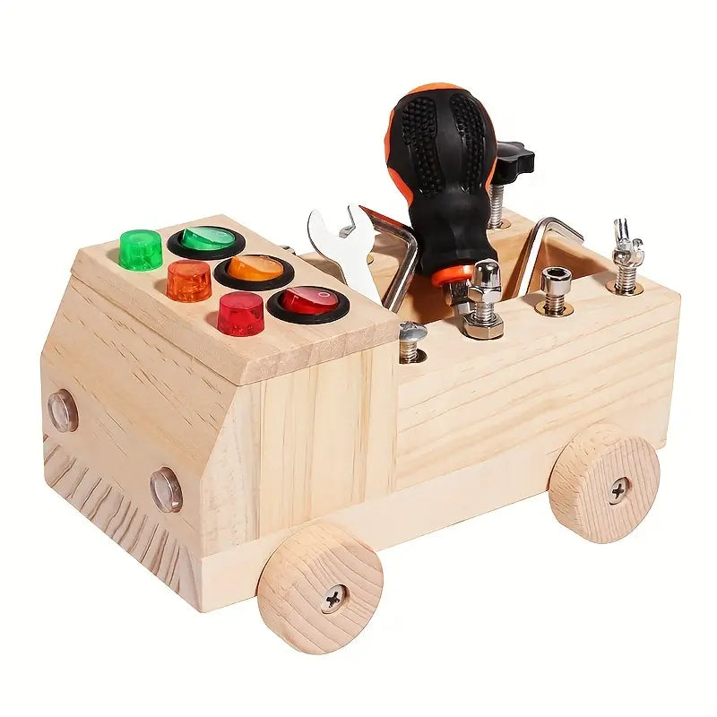 Skorter | Montessori Busy Board - Learn & Live With Led'S - Creative Development