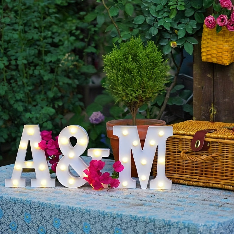 Skorter | AlphaGlow - LED Decorative Letter Light with Battery Operation
