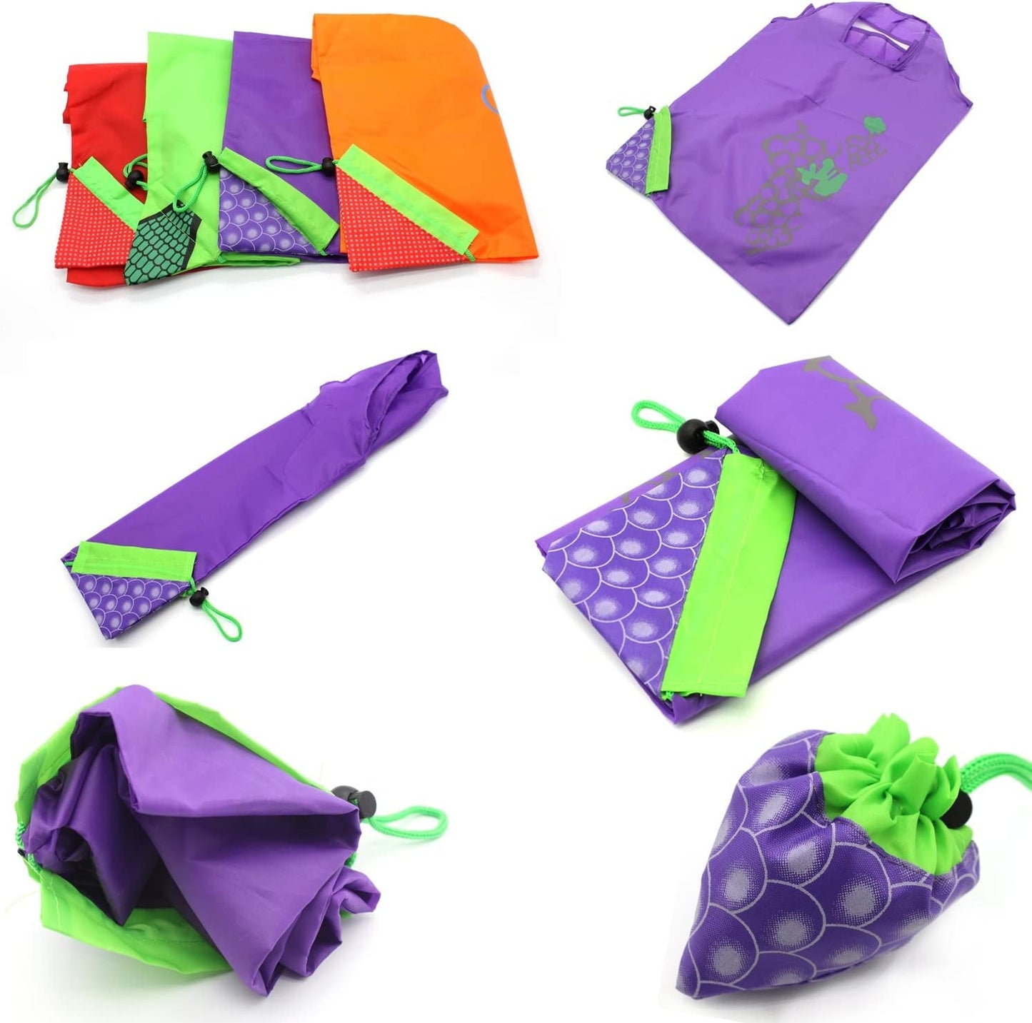 Skorter | 10PCS Fruit Reusable Grocery Bags