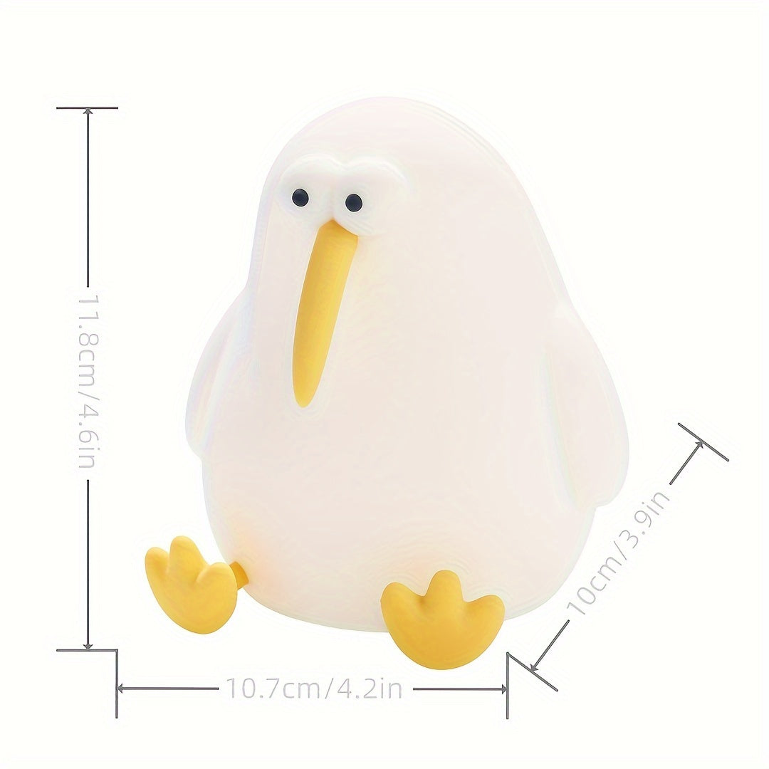 Skorter | KiwiGlow - KiwiBird LED Night Light, USB Rechargeable with Dimmable Touch Sensor