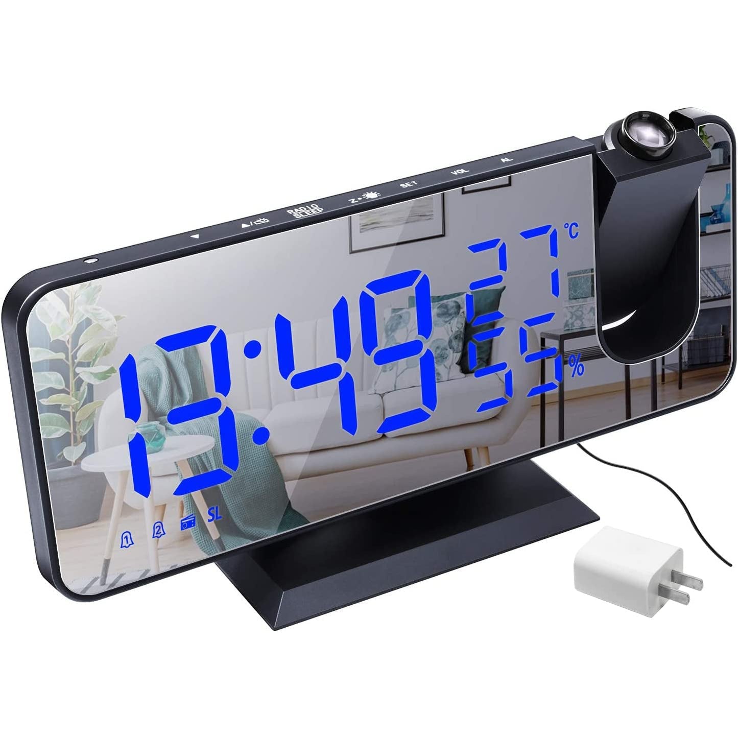 Skorter | Bedroom Projection Digital Alarm Clock