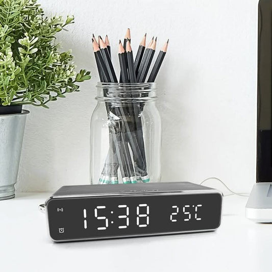 Skorter | BENNETT - LED alarm clock with wireless charger