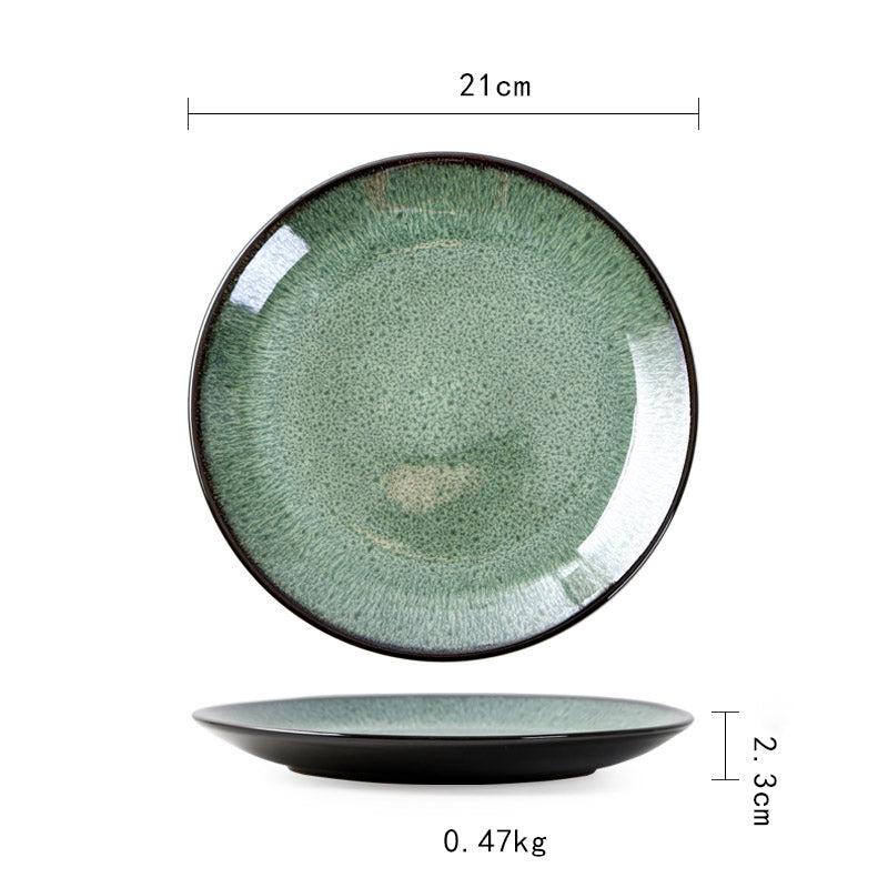 Skorter plates and round in ceramic