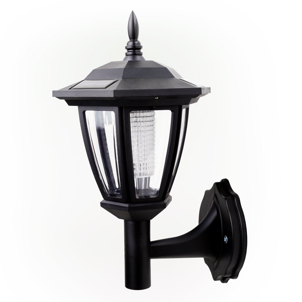 Skorter | Solar Black 3-function LED lamp - Stake, wall lamp or hanging, 30 inches high