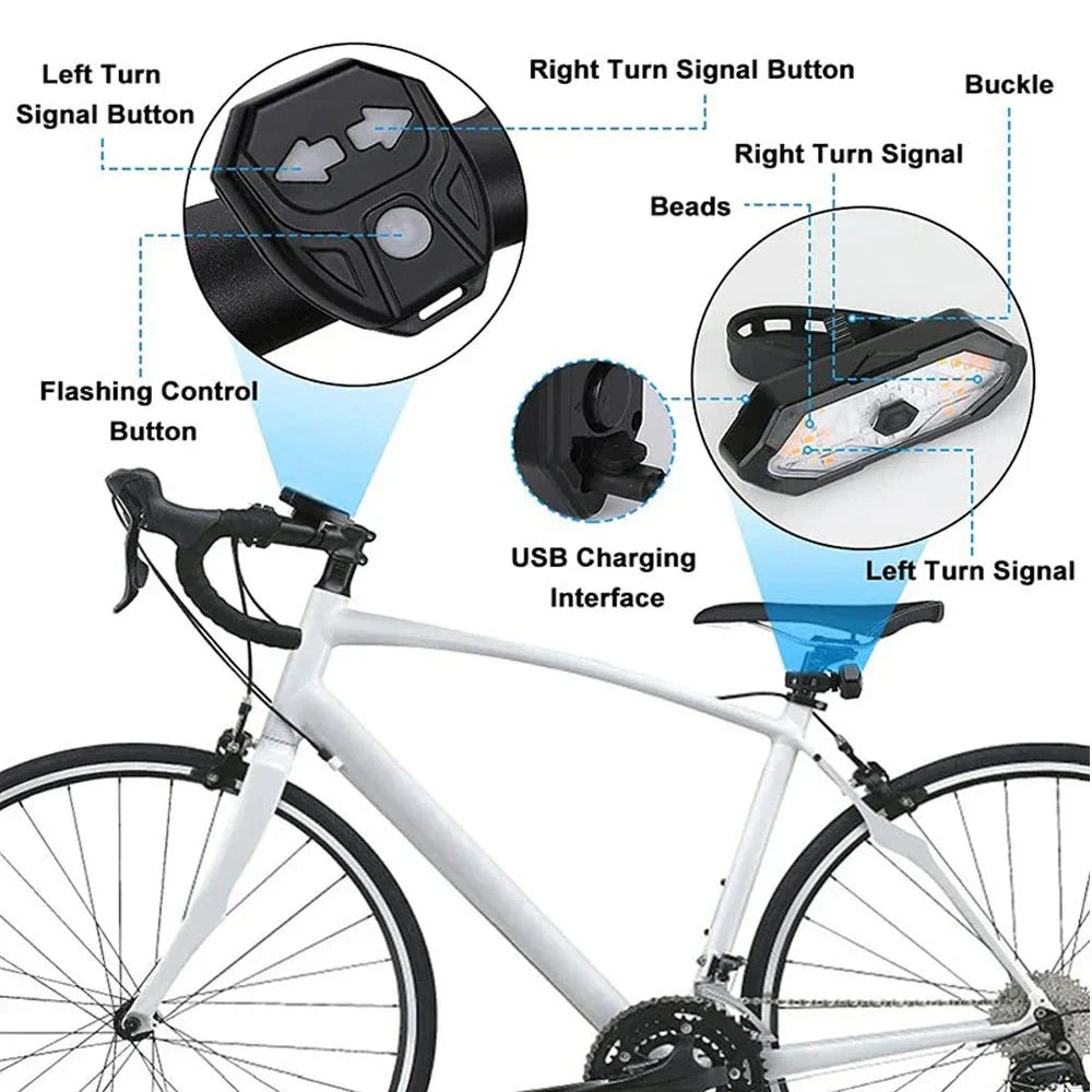 Skorter | BikeGuard Light – Rechargeable bicycle rear light with remote control & 32 LEDs for maximum safety