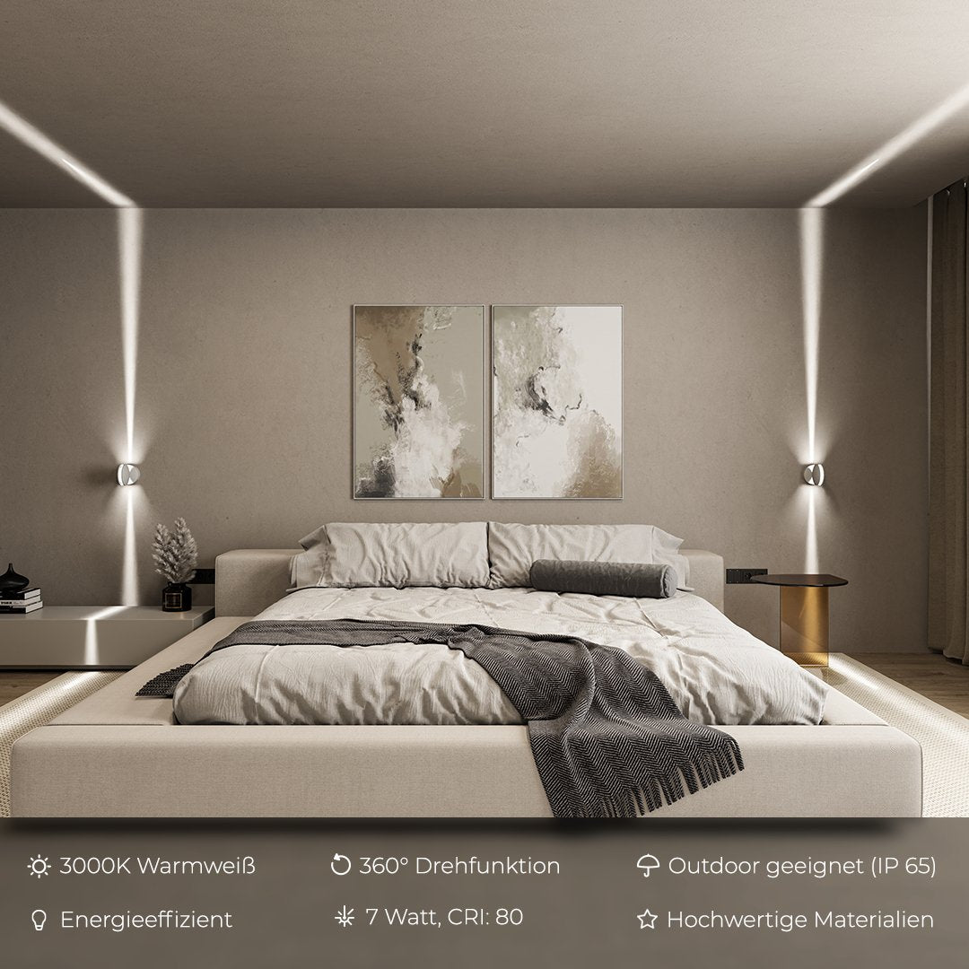 Skorter | AuroraGlow - Modern Spotlight Wall Lamp