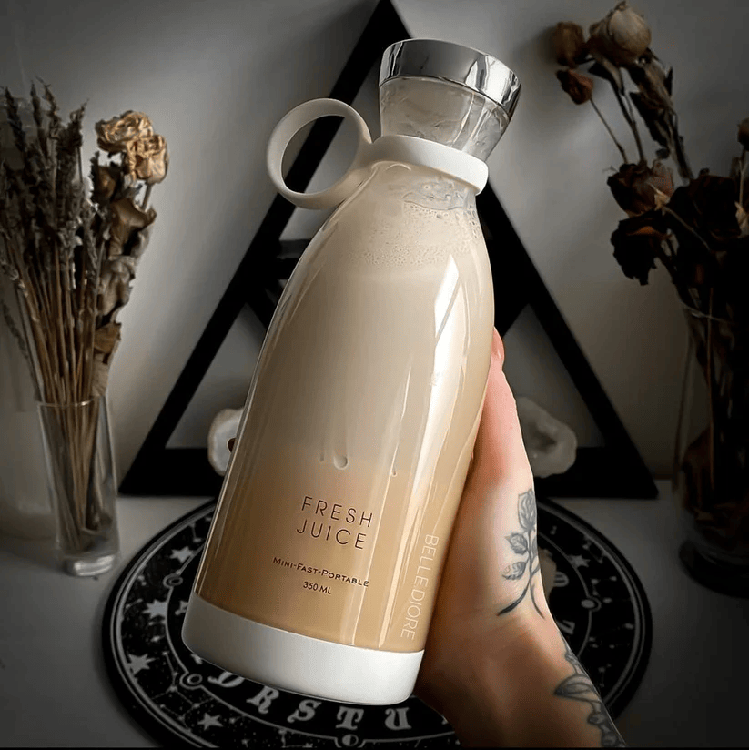 Skorter portable for milkshakes and smoothies