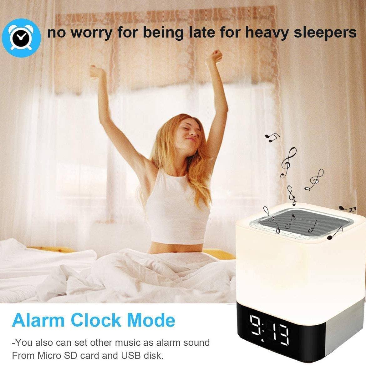 Skorter | Bluetooth Speaker Touch Sensor Nightstand Lamp