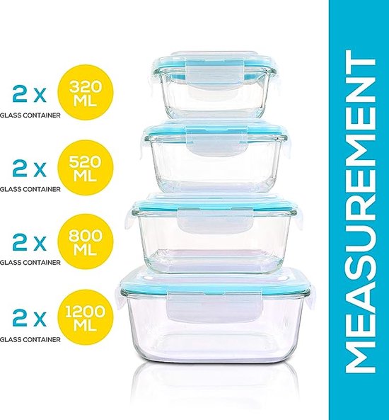 Skorter | Borosilicate Glass Lunchbox - GlassGuard Bento