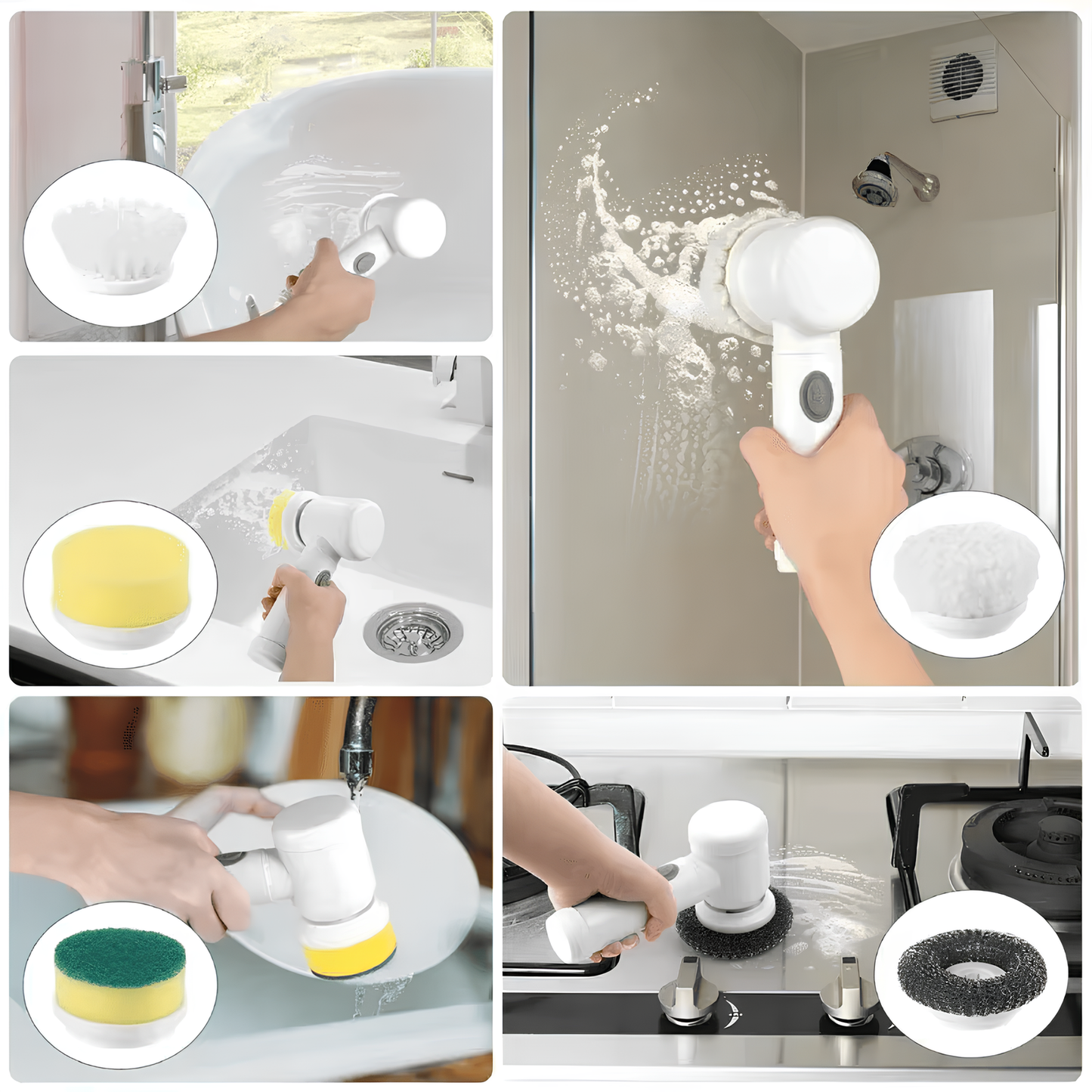 Skorter electric cleaning brush USB charged