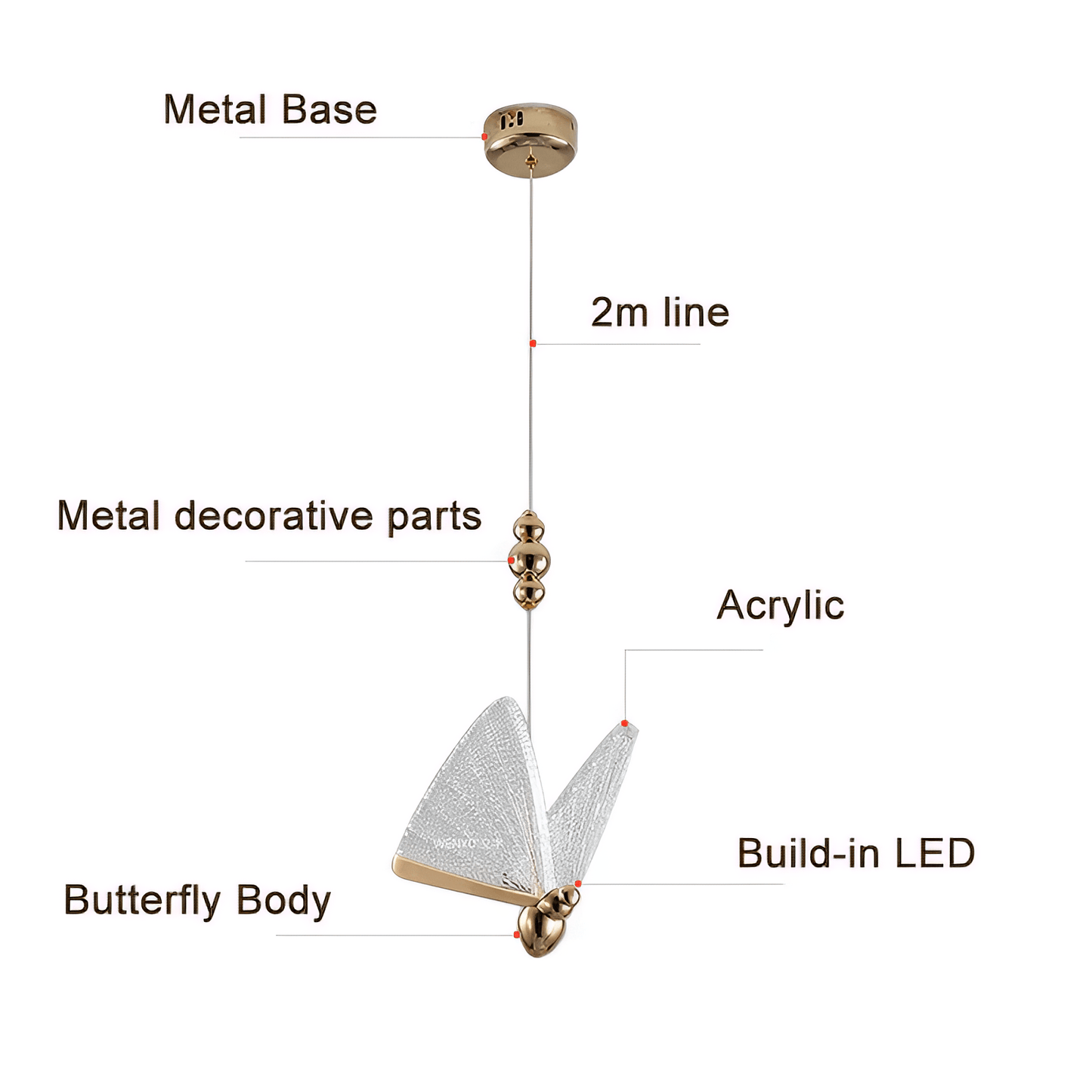 Skorter | BUTTERFLY PENDANT CEILING LIGHT | CEILING LIGHTING