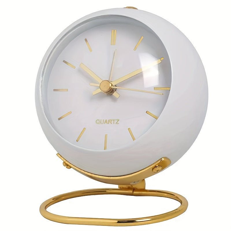 Skorter | Buzzley – Retro Analog Alarm Clock with Silent Movement