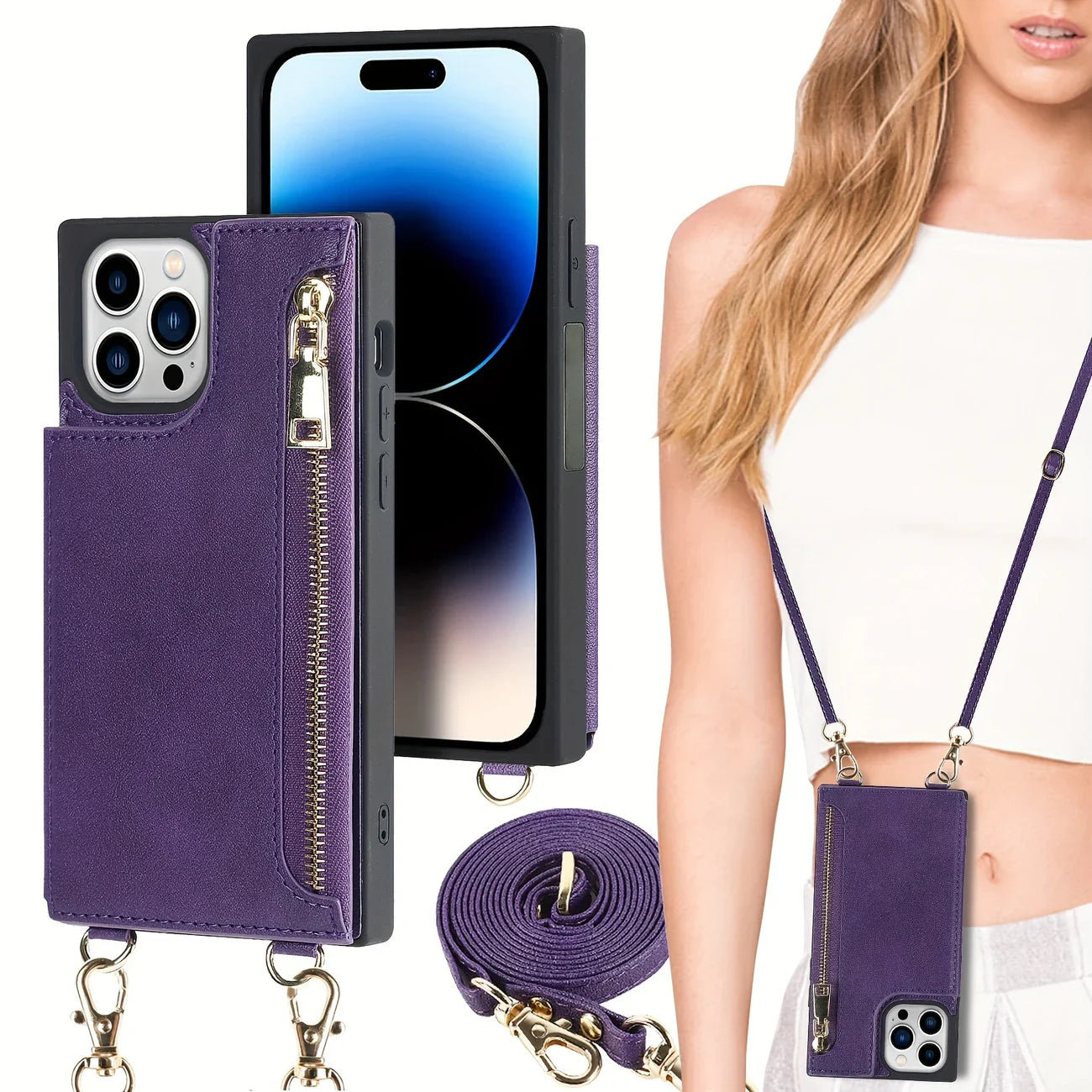 Skorter | 3in1 Phone Case with Card and Coin Pocket Crossbody Bag