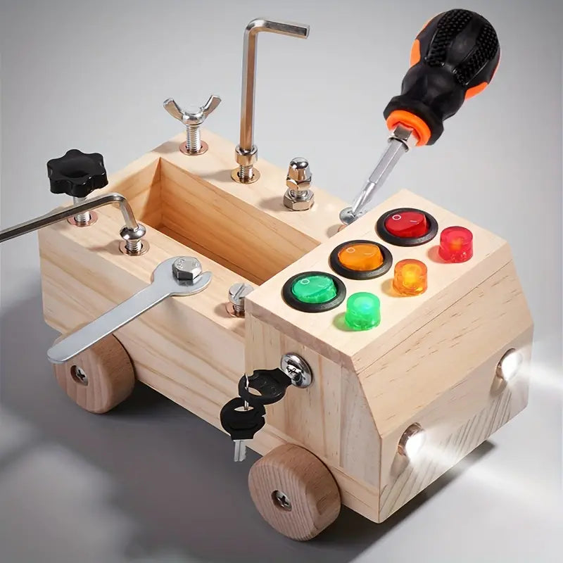 Skorter | Montessori Busy Board - Learn & Live With Led'S - Creative Development