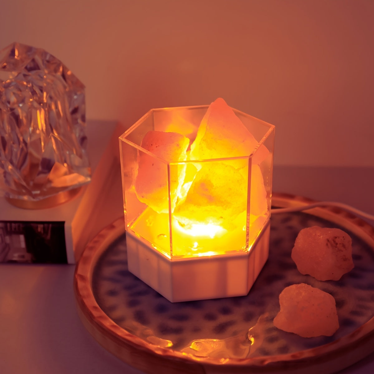 Skorter | Salt lamp - Himalayan Night lamp with USB connection